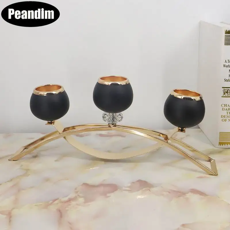 PEANDIM подсвечник на 3 руки украшения для религиозной деятельности свадебные