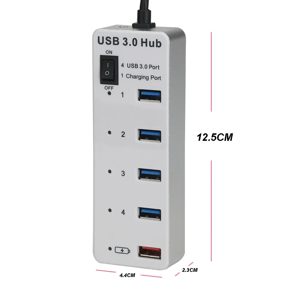 OMESHIN высокая скорость 5 Гбит/с USB 3,0 концентратор 5 портов мульти персональный компьютер usb-хаб Портативный USB разветвитель для ПК ноутбука