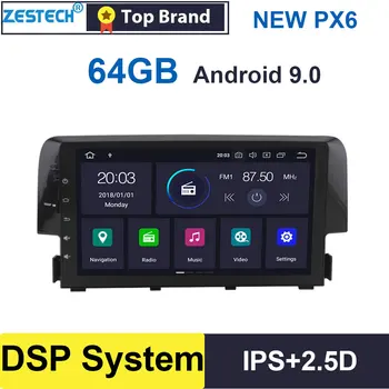 

Android 9.0 2.5D IPS 9" GPS Radio Car DVD Player for Honda Civic 2016 Car Head Unit Car GPS DVD Multimedia DSP SWC 4GB+64GB