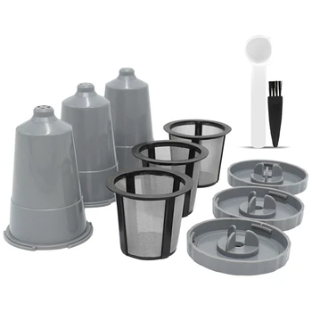 

Reusable K Cups Coffee Filters for Keurig 1.0 Brewers with Coffee Spoon Brush B30 B40 B50 B60 B70 K500, K400, K300,K200