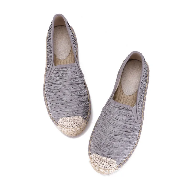 2020 New Spring Summer Women Flats Espadrilles Shoes Swing Slip On Straw Fisherman Shoes Round Toe Rope Lady Flats Loafers Shoes (13)