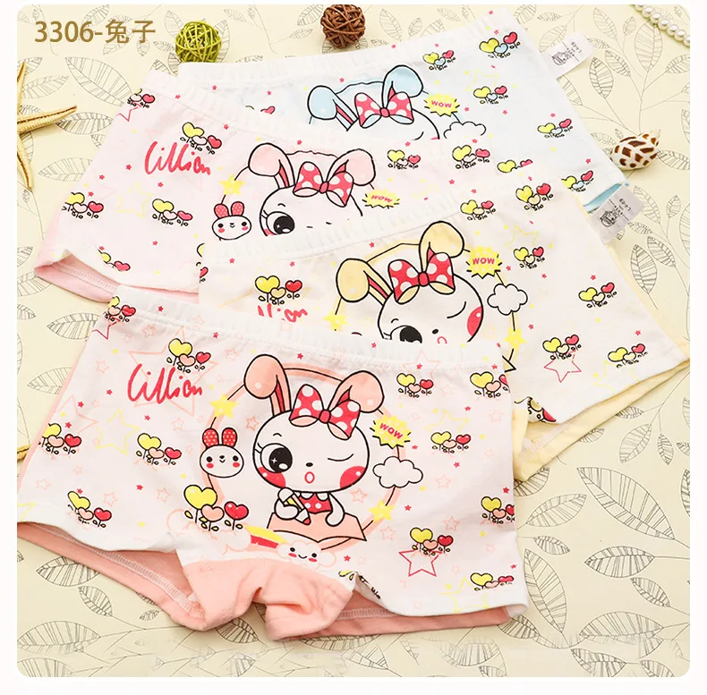 Girls Underwear Pure Cotton Shorts Female Baby Baby Girl Triangle Pants Pantyhose Pants Four-corner Pants Pants