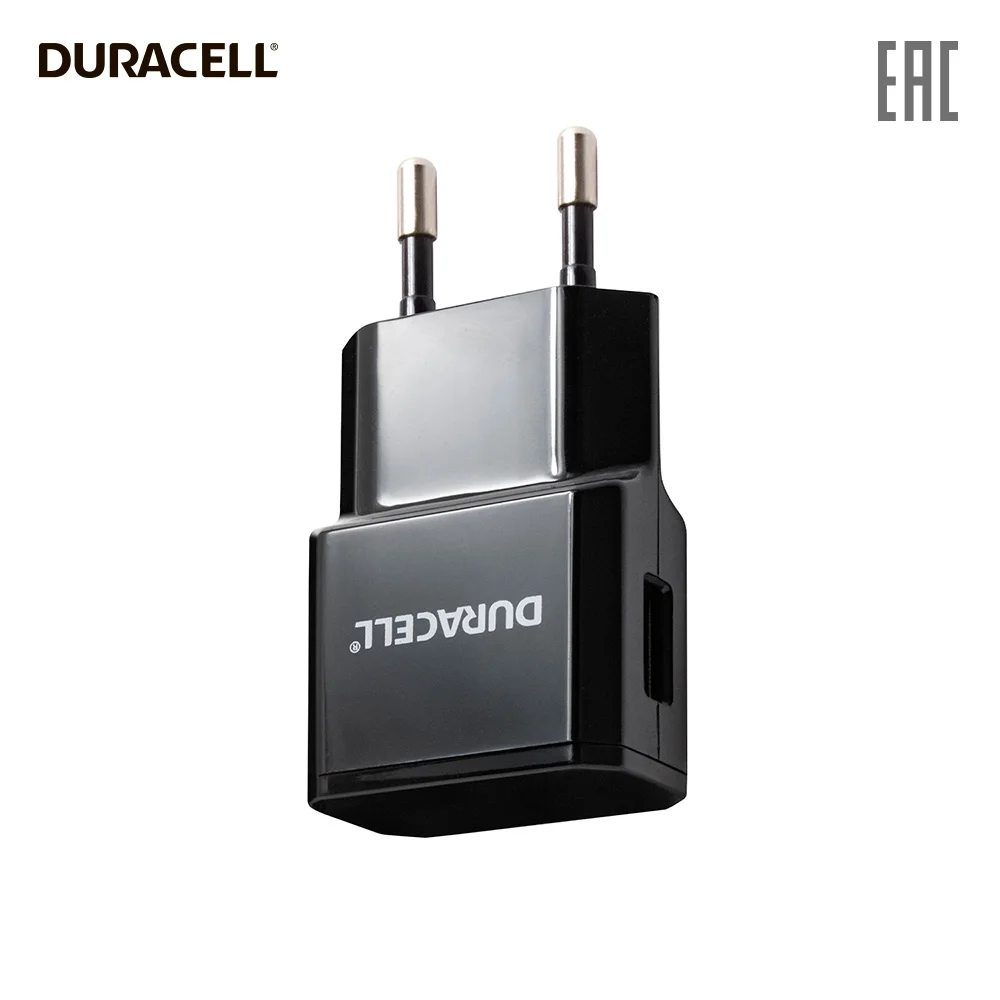 Сетевое зарядное устройство 1USB 2.1A Fast charger DRACUSB3 RU Duracell гарантия быстрая