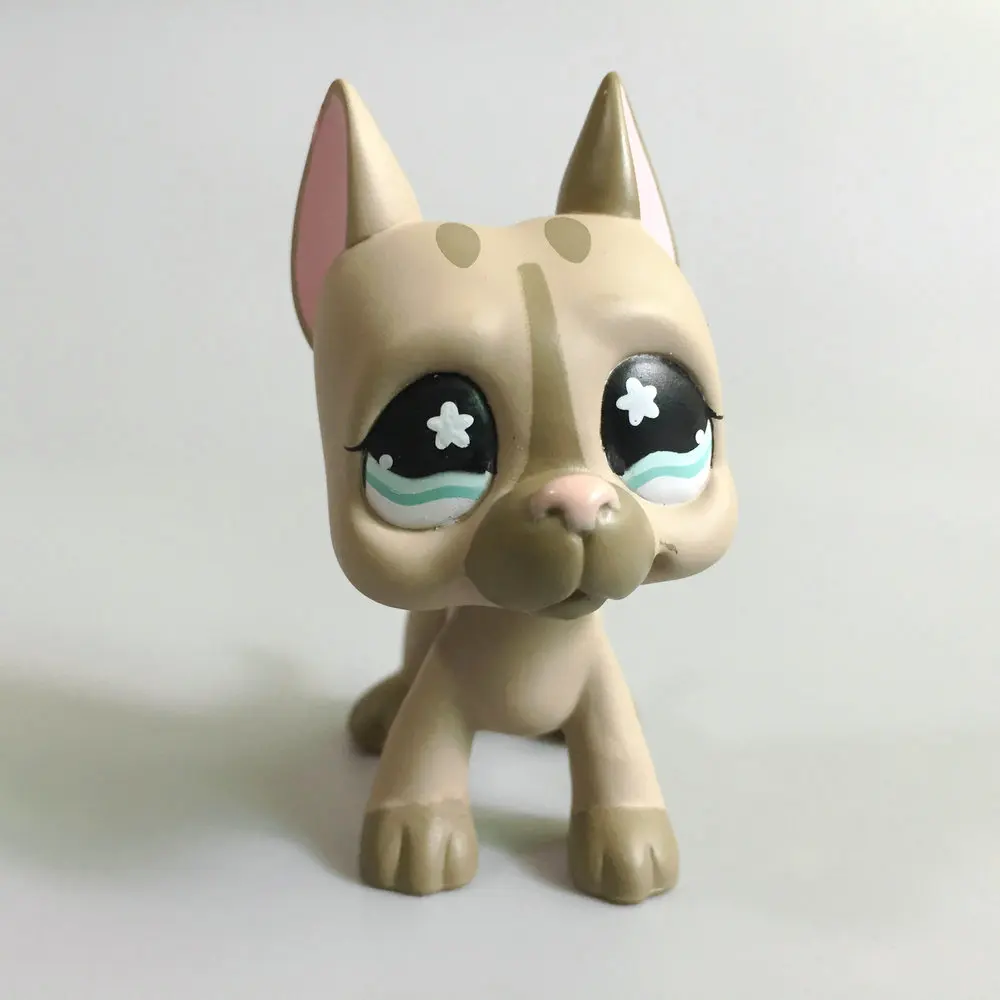 Littlest Animal Shop OOAK немецкий дог ручная роспись рисунок для ребенка игрушка подарок N2003