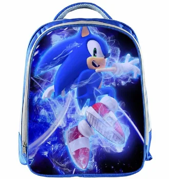 

13 Inch Mario Backpack Children Cartoon Sonic Backpacks Boys Girls SchoolBag For Kindergarten Daily Backpack Kids BookBag