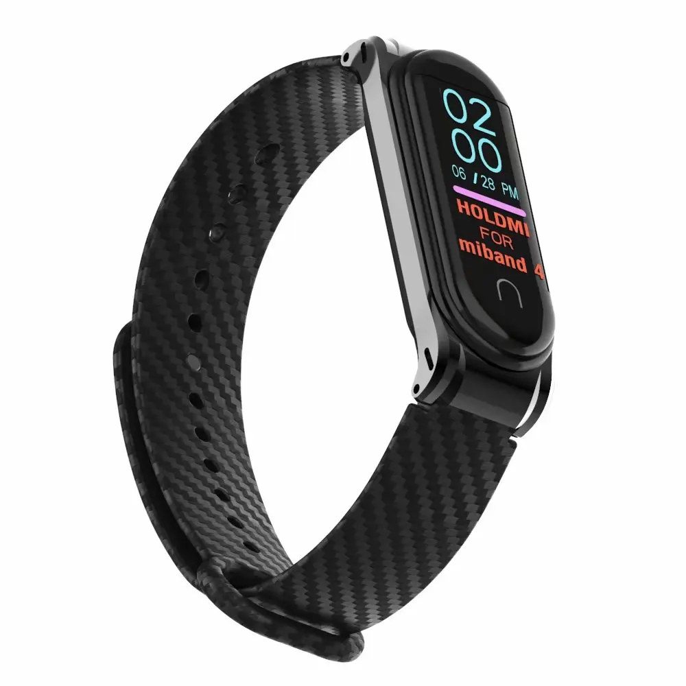 Ремешок для Xiaomi Band 4 браслет из силиконовой нержавеющей стали металлический Smartband