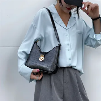 

Bag For Women 2020 New Fashion Casual Shoulder Messenger Bag Stone Pattern Underarm Bag