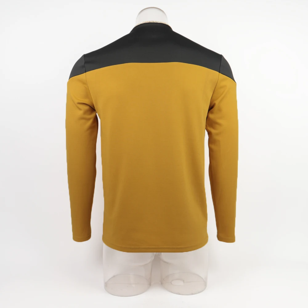 Красная Униформа Star TNG Captain Picard Trek верхняя куртка Voyager DS9 желтые костюмы для
