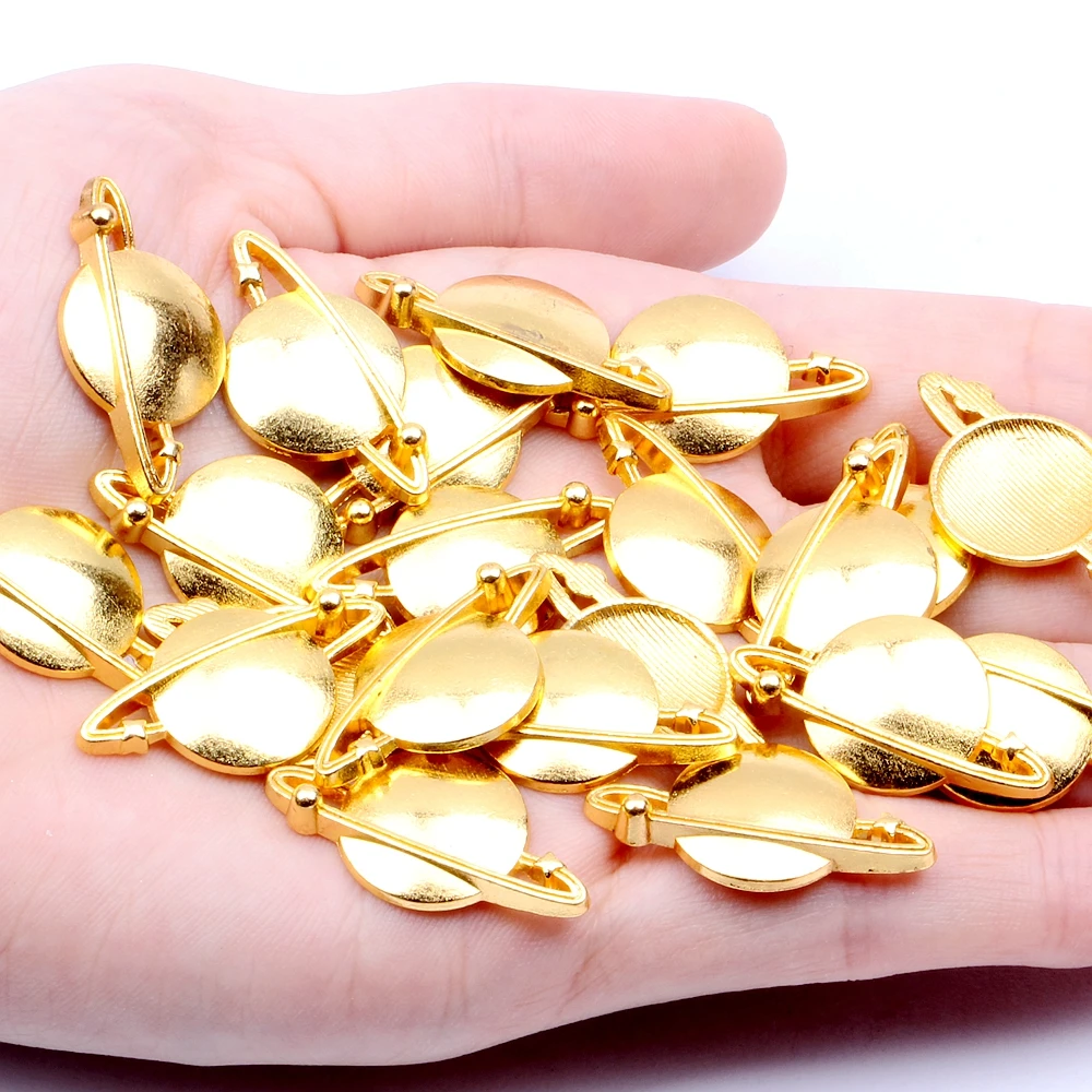 

100PCS/Bag 5 styles Gold Plated Craft Garment Album Scrapbooking Embellishments,Starry sky series,For Jewelry Making Accessories