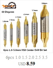 99 шт. 1,5-10 мм HSS сверла с титановым покрытием мини сверло для дерева/металла электросверла инструменты