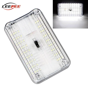 

LEEPEE Car Doom Light LED Reading Light 36 SMD White Roof Ceiling Lamp Bulb Rectangular Auto Interior Light Accessories 1PCS