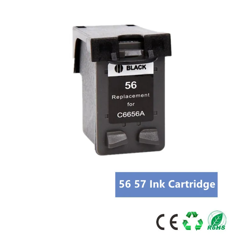 1Pk Black C6656a C6657a чернильный картридж для hp 56 57 для hp 56 для hp 57 56XL 57XL с чернилами hp Deskjet 450 450cbi 450ci 450wbt F4140 F4180 5150 5550 - Цвет: 1Pk Black