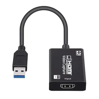 

Conference Live Streaming Portable Game HDMI To USB 2.0 Video Card Plug And Play Device Computer Grabber 4K 1080P
