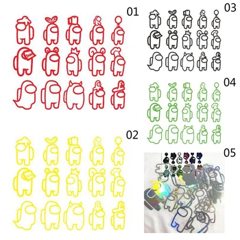 

among us Game Cartoon PVC Waterproof Phone Case Transparent Car Wall Sticker