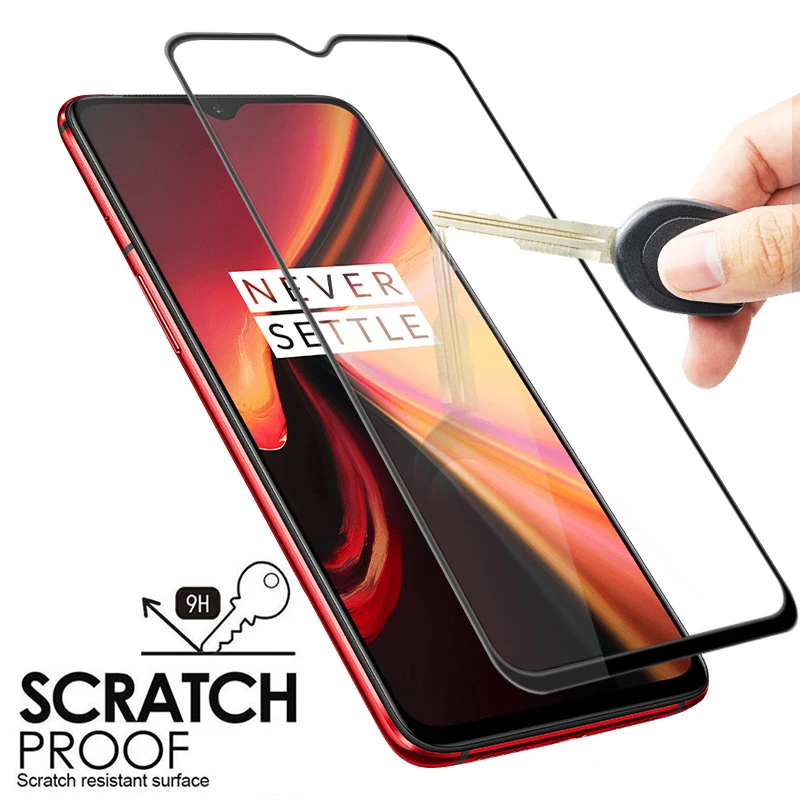2 упаковки закаленное стекло для OnePlus 7T Pro полное покрытие Ультратонкий защитный