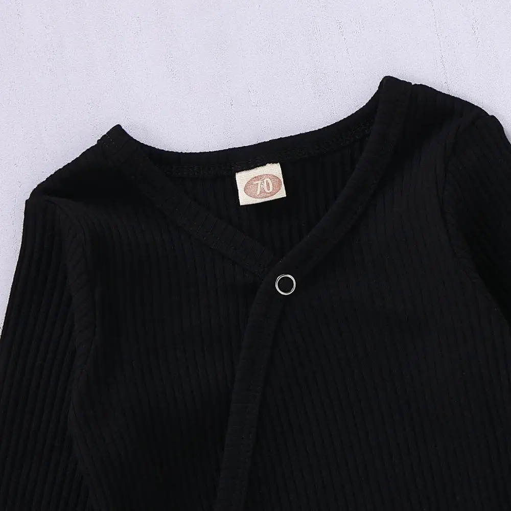 Newborn Baby Bodysuits Long Sleeves Infantil Boys Girls Onesie Body Tops Spring Autumn Solid Toddler Bebes Jumpsuits Kids Clothe