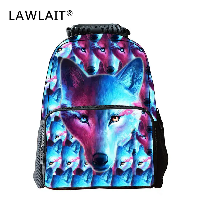 

Colorful Animal World Primary School STUDENT'S School Bag Korean-style New Style Easy to Cleaning Backpack Dacron Soft Backpack