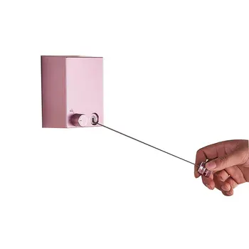 

Telescopic Stainless String Invisible Clothesline Retractable Clothes Dryer Hanger Hanging Clothes Line