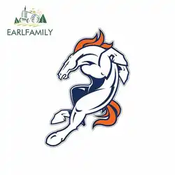 EARLFAMILY 13 см x 9,4 см для Denver Broncos граффити Солнцезащитная пленка DIY виниловая Автомобильная обертка для автомобиля устойчивая к царапинам