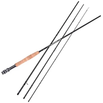 

Leo Four-Section Fly Fishing Rod 9 Feet 2.7 Meters M 4 Optional Fishing Rod Comfortable Non-Slip Strong Pulling Force Lightweigh