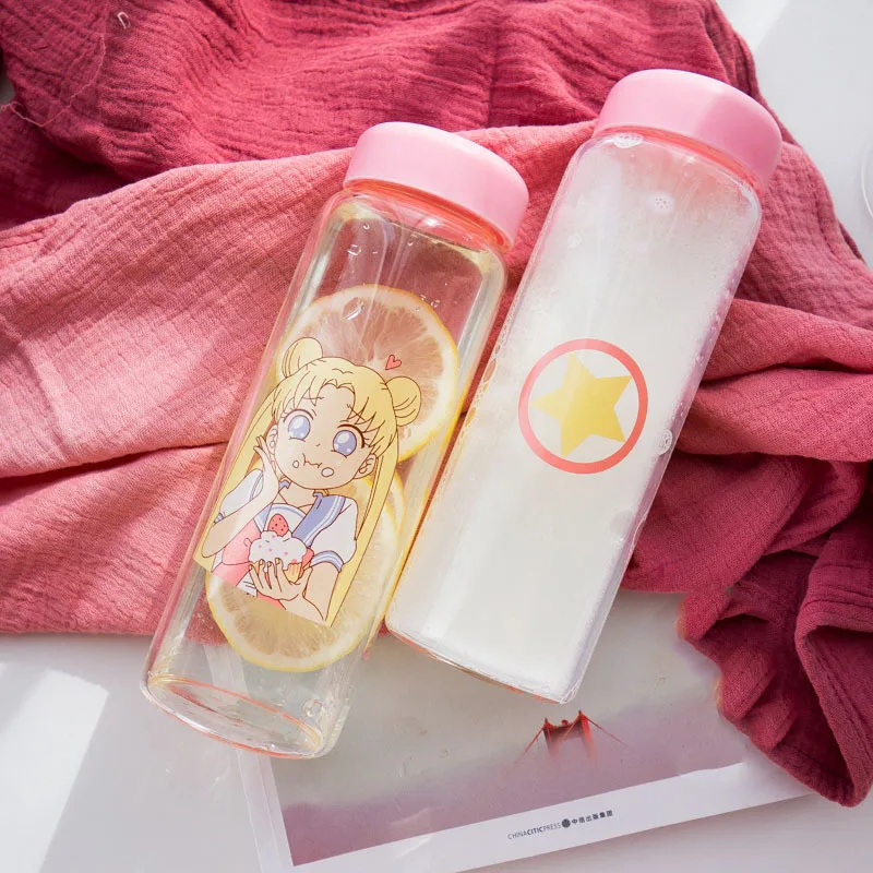 Cosplay&ware Anime Sailor Moon Water Bottle Cosplay Transparent Glass Cup Portable Travel Halloween Christmas Cartoon -Zentai shop online H837f2aaf0411416e968327ea27ad8f0al.jpg