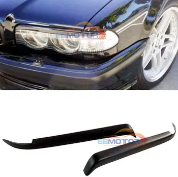 

PAINTED Eyebrow Set Lamp Spoiler Kit Eye Lid Spoilers For BMW E38 1995-2001 B489F