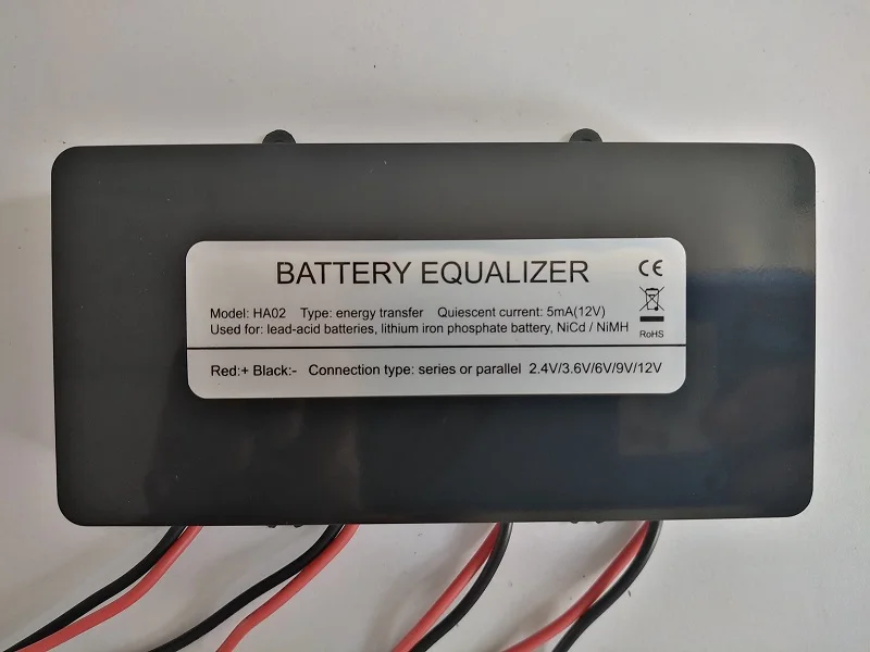 Аккумулятор балансировочный эквалайзер для 4 шт 2,4 V/3,6 V/6 V/9 V/12 V AGM гелевый свинцово-кислотный литиевый аккумулятор