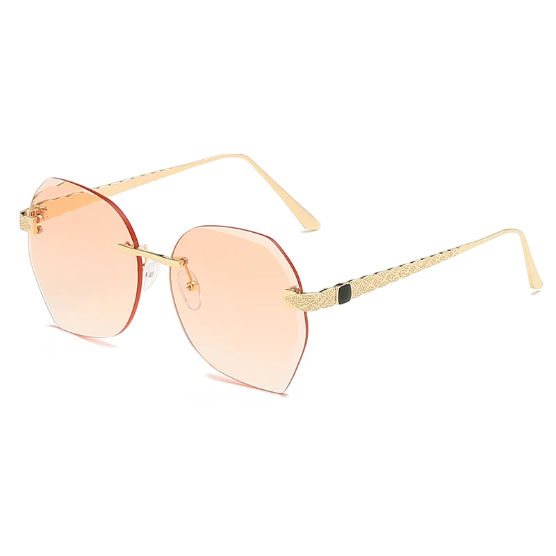 SHEN NUO Pilot Sunglasses Women Top Brand Designer Luxury Sun Glasses For Women Retro Outdoor Driving Oculos De Sol UV400 3004 - Цвет линз: Золотой