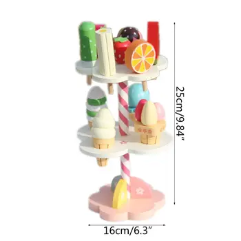 

Simulation Strawberry Ice Cream/Hot Pot/Birthday Cake Wooden Toys For Kids DXAD