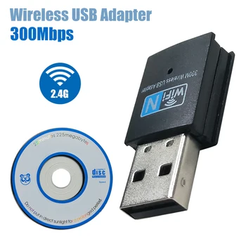 

300m usb wifi adapter ethernet lan wireless 802.11n laptop 8192EU dongle card adaptador 2.4g wi fi receiver wi-fi mini mbps
