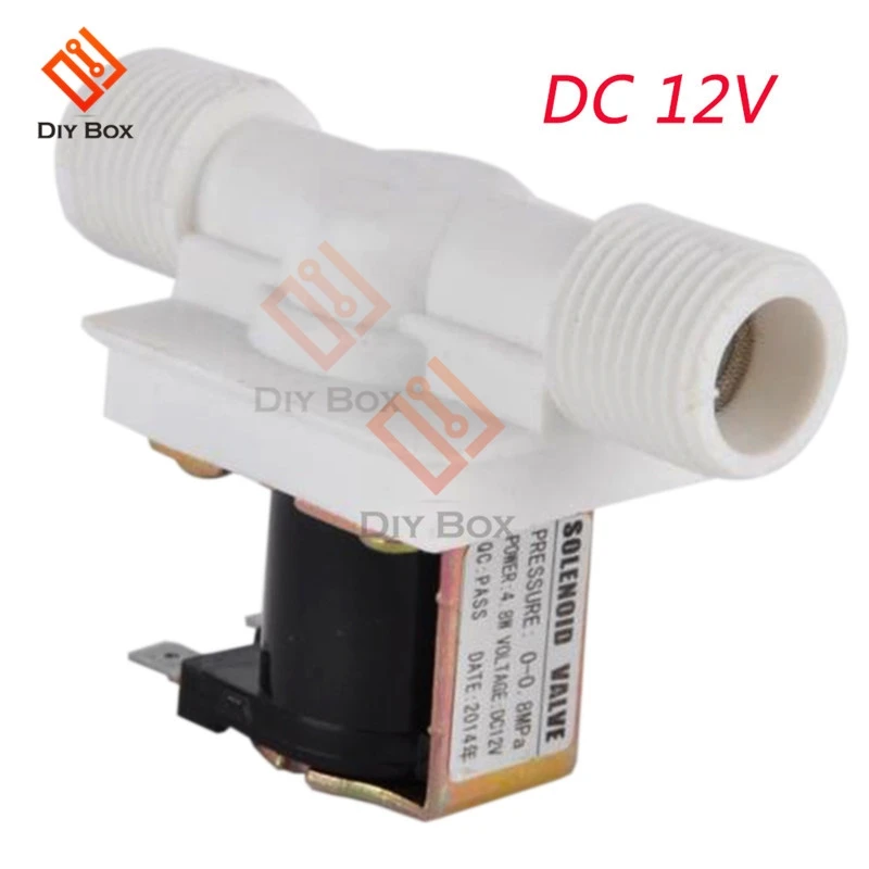 1/2 &quotN/C AC/DC 12V 24V AC 220V Магнитная N/C Электрический электромагнитный клапан воды