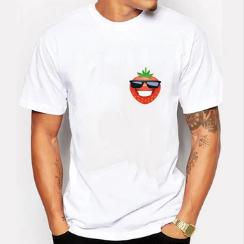 

NEW Fashion Casual Cute Tshirt Men Women Cotton Cool Fruit Printed T Shirt Lovely Summer Funny Shirt XS-4XL White Male Tops