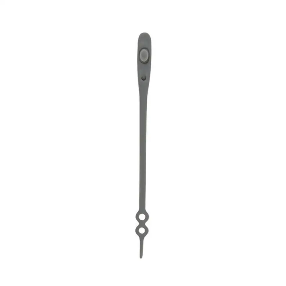 1Pcs Gray 1 шт ленивые силиконовые шнурки для обуви, эластичные шнурки для кроссовок, спортивные шнурки для бега, шнурки для обуви для детей и взрослых - Цвет: 1Pcs Gray