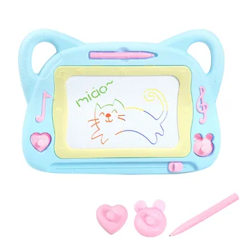 

Children's Magnetic Drawing Board, Color Graffiti Board, Rewritable Sketch Pad, with Seal, Magnetic Pen, Children's Toddler Boy