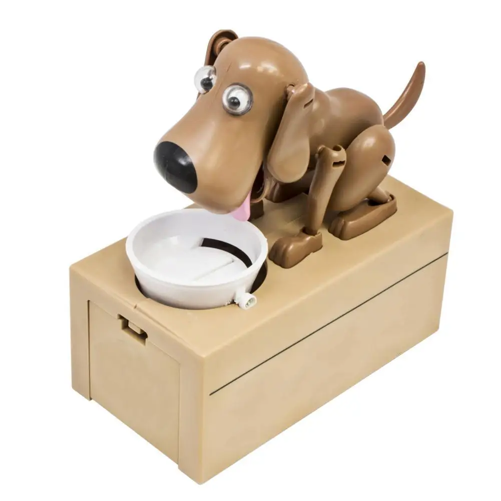 NEW Cute Dog Model Piggy Bank Save Money Pot Dog Bank Canine Piggy Bank Coin Bank Novelty Birthday Gift Automated coin Boxes