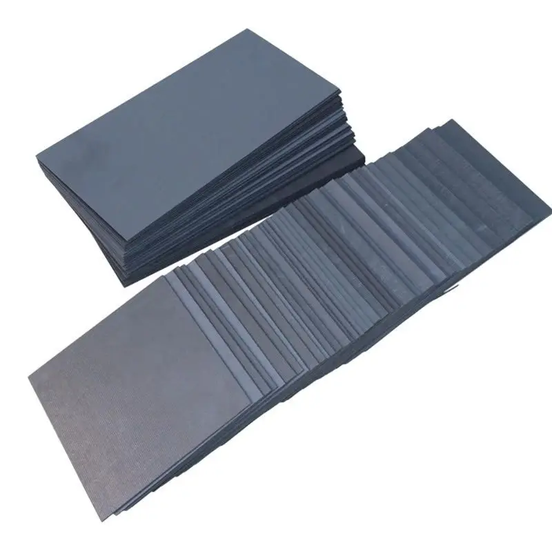 2 шт. высокочистый углеродный графитовый лист 100X100X2 мм электродная пластина анод панель плесень DIY использование PXPC