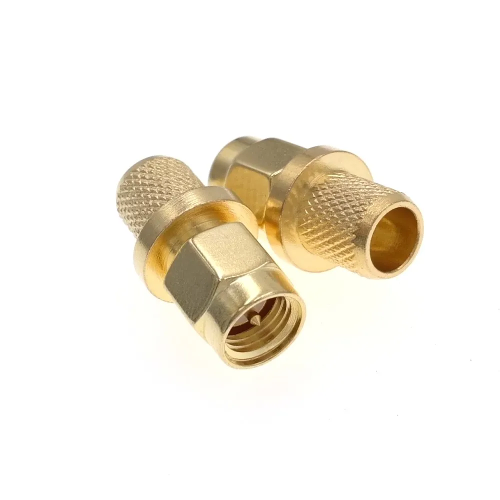 50 шт. коннекторы для кабелей RG5 RG6 5D FB LMR300 Ecoflex 7|plug ear|plug in wall sconceplug assembly |