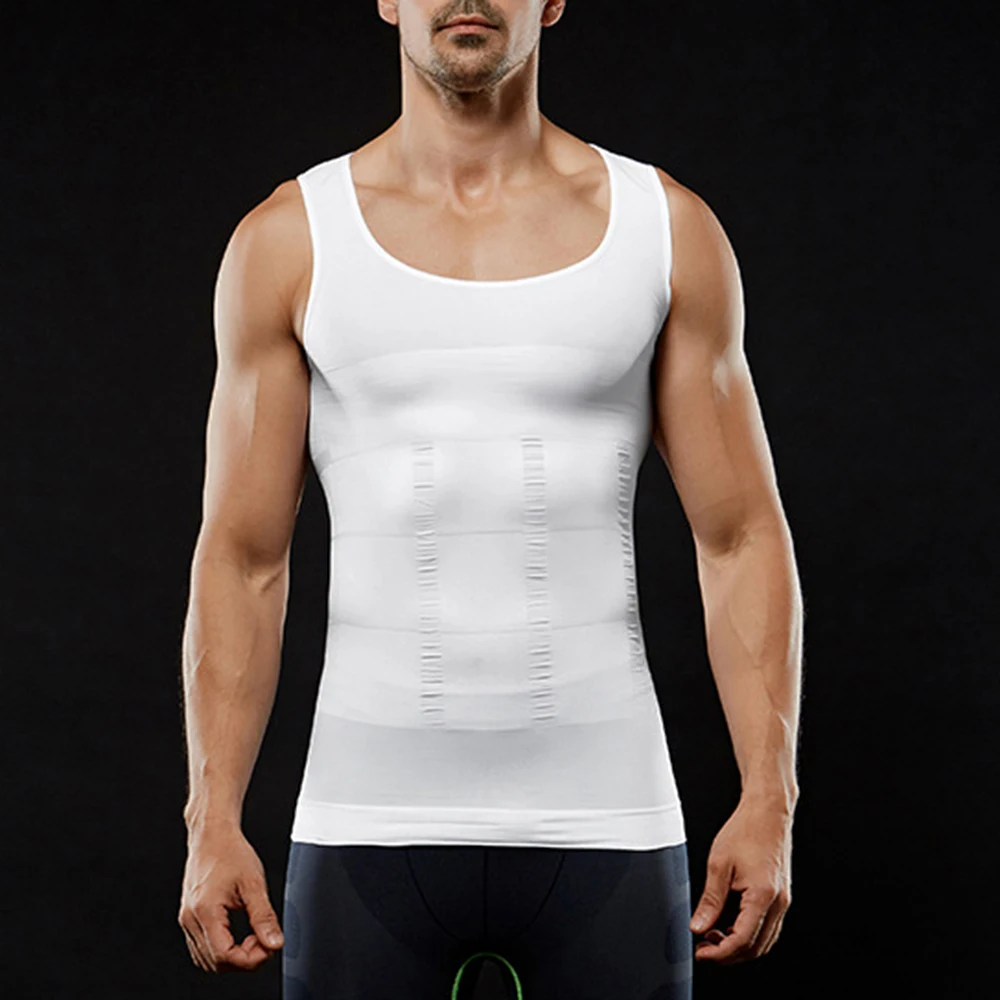Seamless Men's Vest Shader Body Seamless Men's Vest To Tighten The