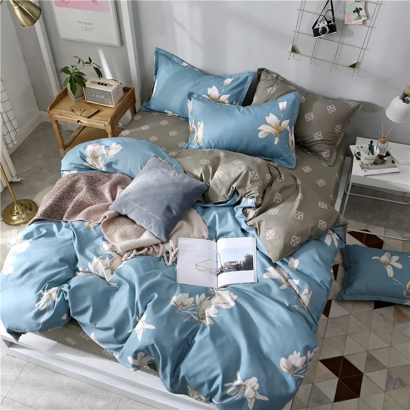 CHINESE STYLE Duvet Cover Set Bed Linens Pillowcase 3pcs Bedding Set,Comforter/Quilt/Blanket case Twin Queen King double single