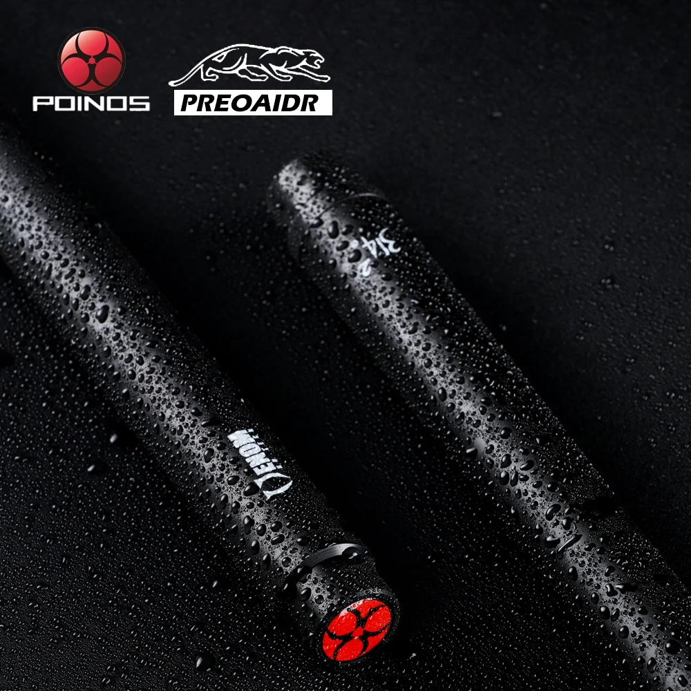 Single Shaft 3142 POINOS 10.8/11.75/13mm Tip Carbon Maple Billiard Pool Cue Stick Shaft Uni-loc QR Joint Bullet Shaft