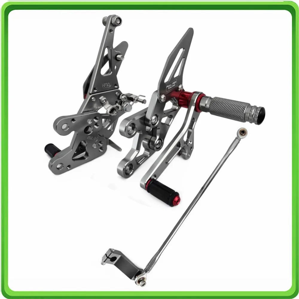 Rearsets rear set sets footrest foot rest pegs pedal for Yamaha FZ1 2006 2007 2008 2009 2010 2011 2012 2013 2014 2015 2016 (8)