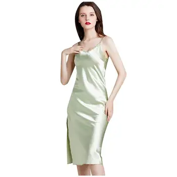 

Women's sexy Fashion Simulation Silk Stitching Oreign Trade Home Service