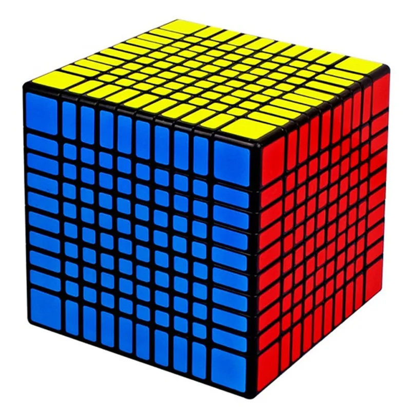 YuXin HuangLong 10x10x10 Высокое качество образовательный Интеллектуальный магический куб быстрый ультра-Гладкий 10x10 скоростной кубик-головоломка детская игрушка подарок