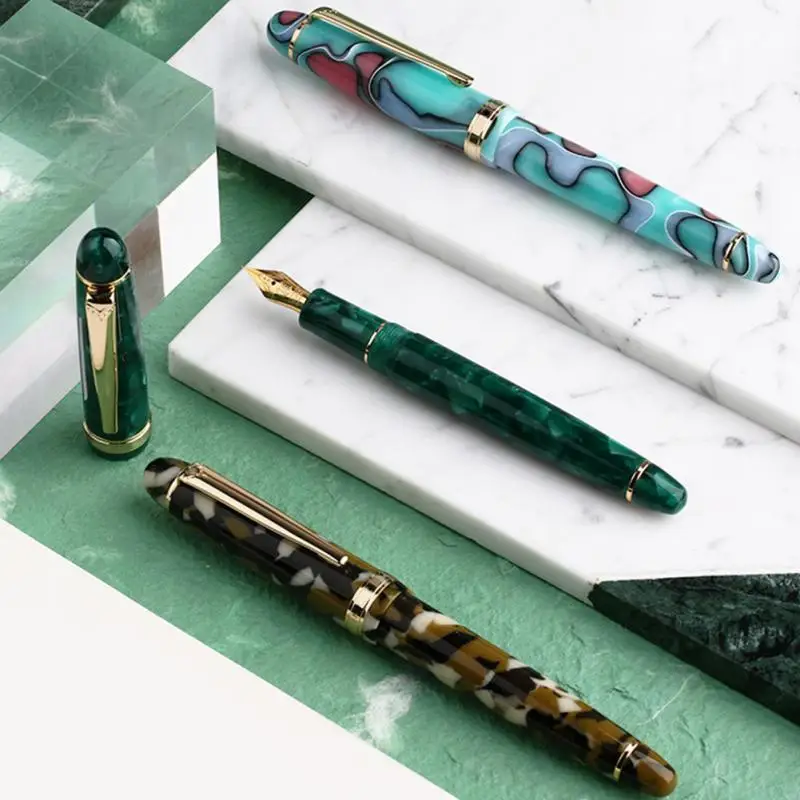 

Moonman M600S Iridium Fine Nib Fountain Pen Gifts Writing practice Stationery Study Supplies Smooth Ink Fountain Pen
