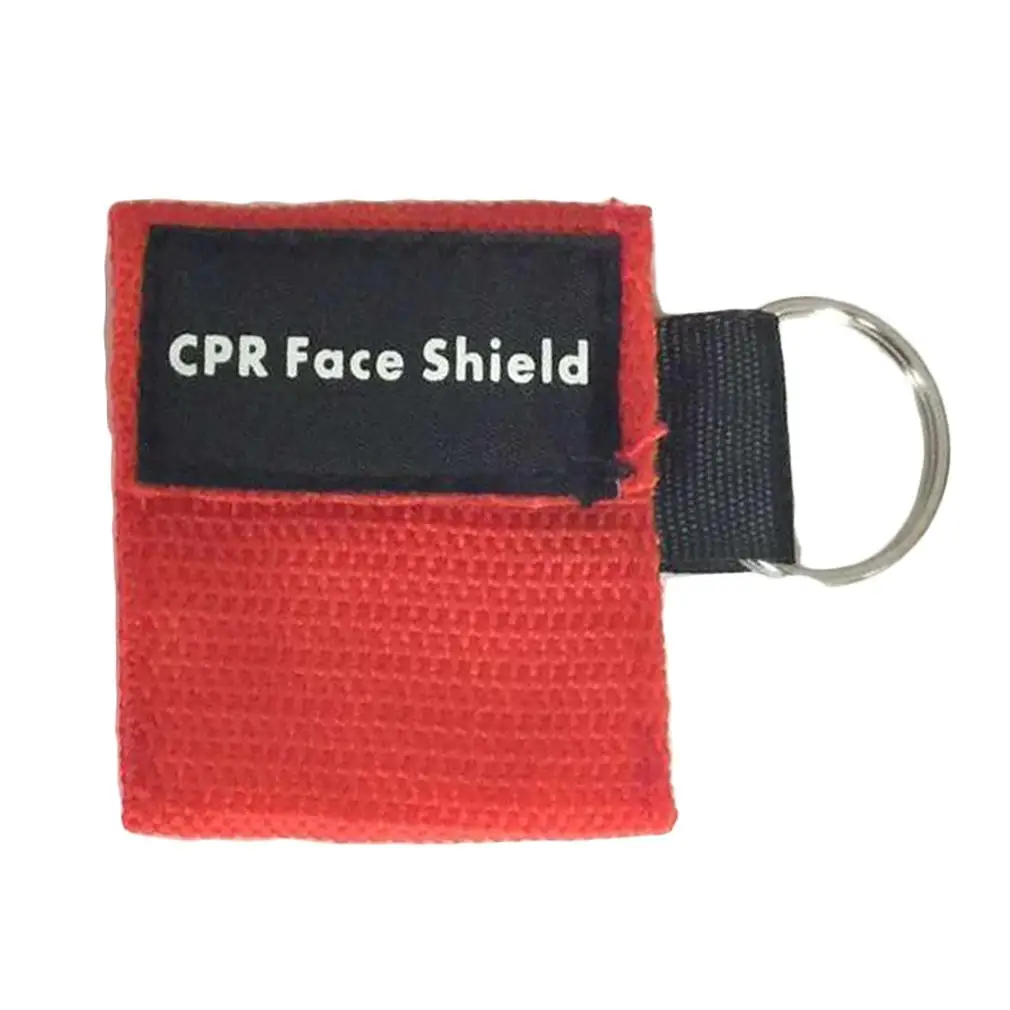 Первая помощь мини CPR брелок в виде маски/лицевой щит Барьер Комплект здравоохранения QT