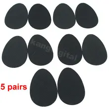 5 пар анти-тапки каблук подошва Ручка протектор Нескользящие CushionPads F3MD