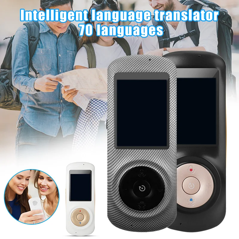 

Smart Instant Voice Translator 70 Languages 2.4 Inch Screen Portable Translation Interpreting Machine HSJ-19