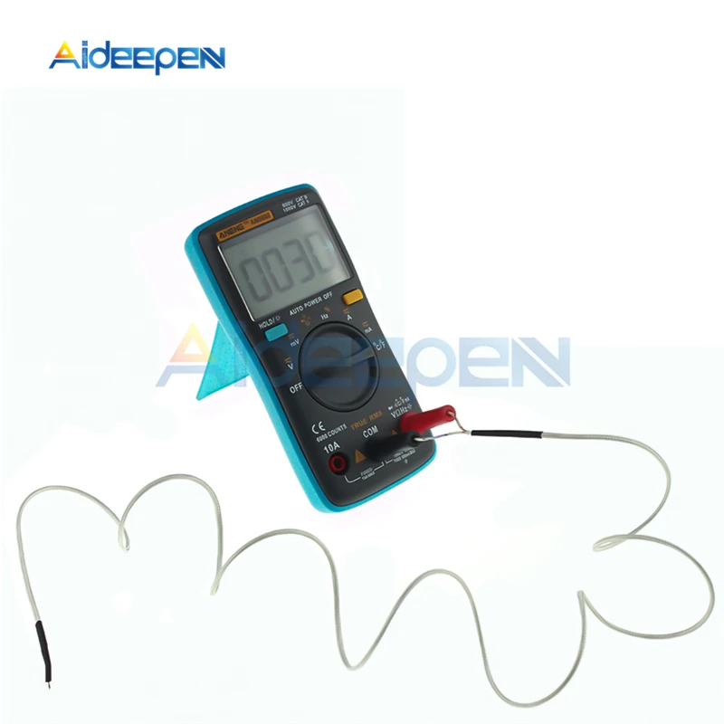 AN8002 LCD Digital Multimeter AC/DC Voltmeter Ammeter Resistance Capacitance Tester Meter Diode Frequency Duty Cycle Measurement