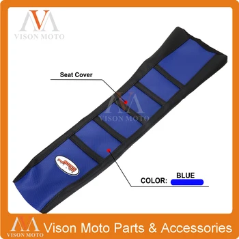 

Ribbed Blue Gripper Soft Seat Cover For Yamaha YZF250 YZF450 YZ250F YZ450F 14-16 Dirt Pit Bike Motorcycle Enduro Motocross
