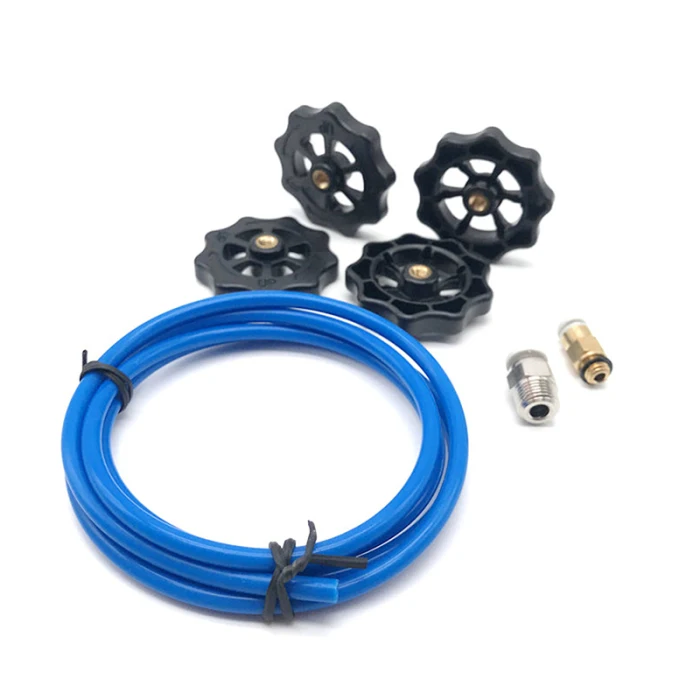 2*4 мм PTFE трубка комплект с PC4 Пневматический разъем+ M4 гайка комплект для 3d принтера JHP-лучший
